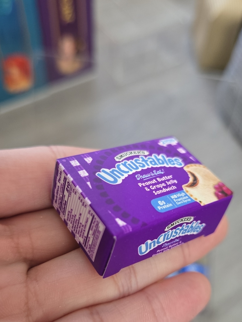 Smucker's Uncrustables Purple Mini Toy Box - Pretend Play